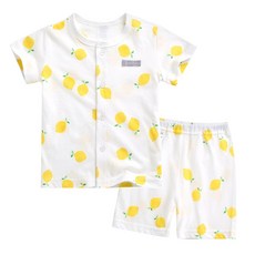 그린베베 영유아 여름용 레몬트리 면 내의(반팔)