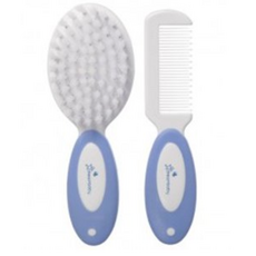 드림베이비 아동용 디럭스 아기머리빗세트 F328, 블루, 1세트