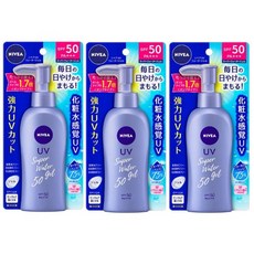 니베아 UV 슈퍼 워터젤 SPF50+++, 140g, 3개