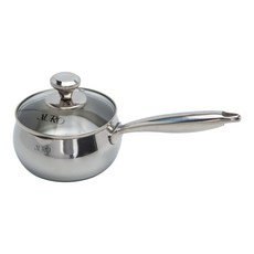 아우로 통5중 304스텐 인덕션 편수냄비, 1개, 실버, 14cm