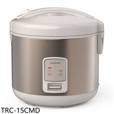 TATUNG大同電鍋TRC-15CMD，輕鬆煮出香Q米飯，節能省電，簡約時尚, 白色, TRC-15CMD