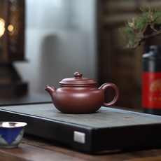紫砂壺宜興紫泥仿古壺容量230cc經典款式品飲好茶壺-嵐雲茶業, 1個