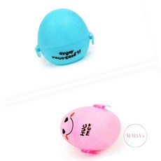 엠비아5 휴대용 캐릭터 계란 케이스 계란용기, 블루