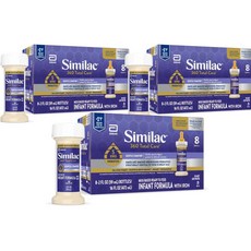 Similac 시밀락 360 토탈 케어 젠틀 컴포트 유아 액상분유 소화 용이 5가지 HMO 프리바이오틱스 함유 59ml, 24개