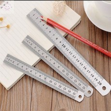 뽀뽀스토어 금속측정자 스틸자 15 20 30cm, 2스틸자-20cm 가