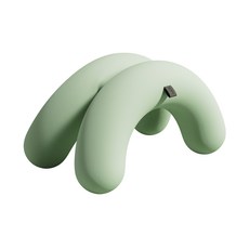EVERY THINK 雲朵趴趴枕 親膚雲感記憶棉 可調式結構 趴睡枕 午睡枕 辦公室午睡神器 多色可選, 綠色