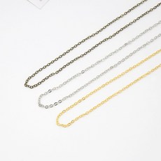 (인형소품) 1.5mm 미니 체인, 엔틱, 1개