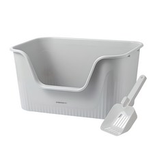 딩동펫 바스켓 특대형 고양이 화장실, 그레이, 1세트