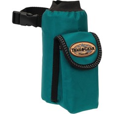 직조 가죽 트레일 기어 물병 홀더 청록색 15503-49