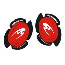 KOMINE騎士膝蓋滑塊，耐磨PU尼龍材質，機車防摔護具，提升騎行安全, 黑, 1個