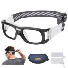 스포츠 고글 안경 - 탈착식 렌즈와 조절 가능한 스트랩이 있는 농구 보호