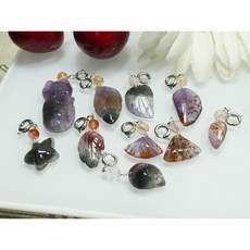 《精品百貨》天然紫鈦晶隨意叩萬用鍊：頂級光澤、多種造型手鍊項鍊, 1個