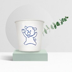 두꺼운 무형광 위생 종이컵 6.5oz(1000개)컵 천연펄프, 1000개, 1세트