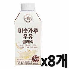 서울F)설빙미숫가루우유, 8개, 190ml