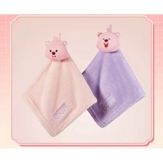 miniso 露比 Loopy 擦手巾, 1個, 粉色