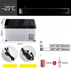 varo 전기아이스박스 차박용품 캠핑냉장고 미니냉장고, Q22 터치 트럭세단 12V 24V 220V, 1L