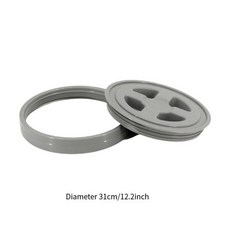 세차버킷 도구 롤링 버킷이있는 세차 버킷 의자 뚜껑 바퀴가있는 돌리 액세서리 자동차 자세히 홀더 헤비 듀티, 6)Gray lid