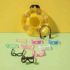 앵무새 옷 앵무새용품 조류 기저귀 조류용품 헤드폰 새집, 워키토키 2쌍 + 안경 6쌍 수영 링 2쌍, 1개, 1L