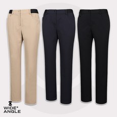 와이드앵글 여성 골프웨어 데일리 바지 CO 가을 여성 베이직 부츠컷 팬츠 WWU24391