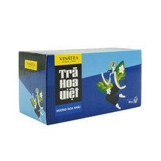 비나티 파란색 자스민차 티백 Vinatea Tra Hoa Viet Jasmine, 1개, 25개입, 50g