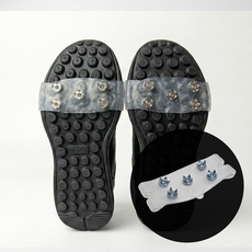 신형 밴드형 아이젠 휴대용 신발 미끄럼방지 밴드형 스파이크 등산화 운동화 눈길 빙판길 도시형 (남녀공용), 신형 밴드형 아이젠 투명