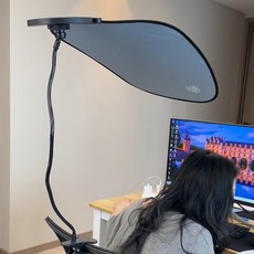나뭇잎 캐노피 사무실 가림막 에어컨바람 형광등가리개 천장 폴 그린 책상 햇빛 클립 블루