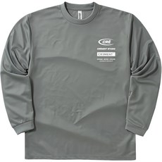 CR3MENT 男女通用 運動經典涼感快乾長袖T恤 CRE1999ATLR, 灰色