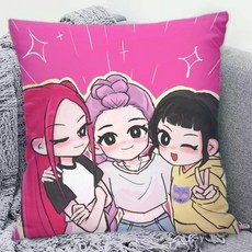 케이팝 데몬헌터스 쿠션 베개 캐릭터 굿즈 거실 인테리어 장식, SBSA159101