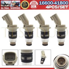 닛산 마치 K11 1.0 해치백 1992-2003 16600-93Y00 A46-H02 용 4Pcs 연료 인젝터, 01 빠른  Mainland