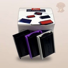 곰돌이네상점 도장 잉크패드리필 검정 스탬프잉크패드