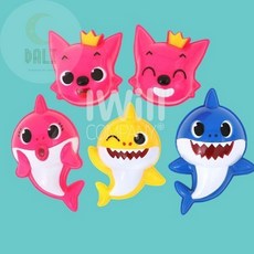 [달리상단] [핑크퐁] 상어가족 (5pcs) 어린이모래놀이