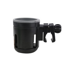 雙杯架設計 推車杯架 360°旋轉 防滑, 【升級加高】夾式款, 1個