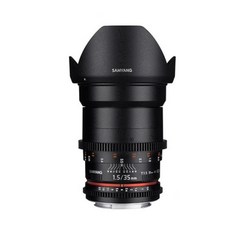(삼양옵틱스) 삼양 VDSLR 35mm T1.5 ll 풀프레임용 광각렌즈 카메라 영상렌즈, 캐논