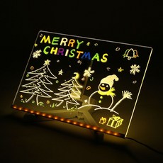 GDM LED 네온 보드판 칠판 30cmx20cm yes+20403HT