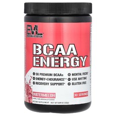 이블루션뉴트리션 BCAA 에너지 비타민 류신 아이소류신 발린 과일 펀치 쉐이크 288g, 252g