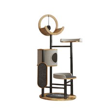 【Jopet】*台灣現貨* 貓跳台 貓屋 橡膠實木 金屬支架 木鐵共舞 高質感設計 工業風設計, 1個