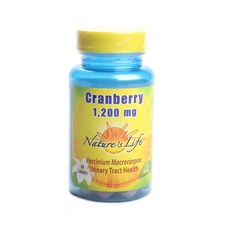 Nature's Life蔓越莓1200毫克片劑, 1個, 30 件