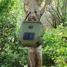 샤워주머니 캠핑 물백 휴대용샤워 캠핑용품 20l 샤워물주머니 캠핑물주머니 물주머니, 그린