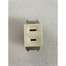 中一電工 埋入式單插座 JY1001S, 1個