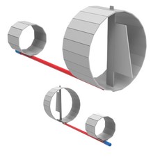10인용 초등 과학 날개없는 원형 비행기 글라이더 학습용 놀이