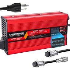67.2V 5A 리튬 이온 배터리 스마트 충전기 빨간색 알루미늄 케이스 냉각 팬 포함 16S 60V 15Ah 20Ah 25Ah 30Ah 50Ah 60Ah OLED 디스플레이