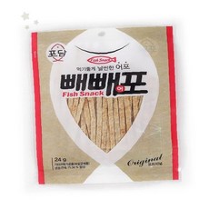 명태포 건어물 간식 16p 담백한맛 쫄깃한식감 술안주 도시락반찬 영양간식 가정용, 1개, 24g