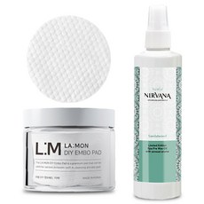 ITALWAX 제모 전처리제 오일 샌달우드 250ml + 라몽 DIY 엠보싱 패드 70p, 1개