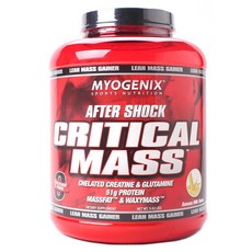 MYOGENIX Myogenix 餘震臨界質量 香蕉奶昔, 1個, 2.55kg