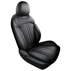 아우디 A4 B6 B8 B7 A7 Q3 Q2L Q5 Q7 4L TT Mk1 Mk2 A6 아반트 4f C5 C6 C7 A3 8P 자동차 시트 커버 (맞춤, 01 인조 가죽, 01 사계절, 10 1PC-Black