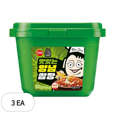 진미 맛있는 양념쌈장, 500g, 3개