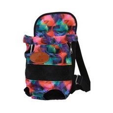 강아지포대기 앞가방 레인보우 중 강아지애기띠 반려견포대기