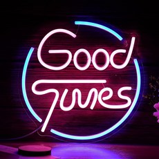 Good Times 굿타임즈 네온사인 벽걸이 LED 조명 32cm 32cm