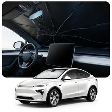 DooGooCoo 테슬라 모델 3 및 Y 액세서리 2017-2026용 윈드실드 햇빛 가리개 우산 자동차 앞유리용 UV 블록 가리개 전면 앞유리 쉐이드용 열 차폐 가리개. 2, DooGooCoo 테슬라 모델 3 및 Y 액세서리 20