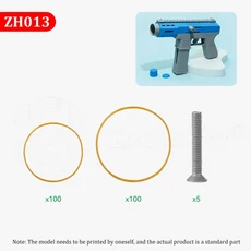 뱀부랩 DIY 창의 모델 구성품 3D 프린팅 무선 마우스 시계 핀볼 트랙 LED 조명 부품, 08 Disc Shooter